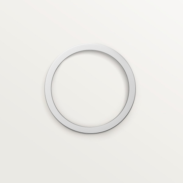 ヴァンドーム ルイ カルティエ ウェディングリング、幅4.8mm ホワイトゴールド