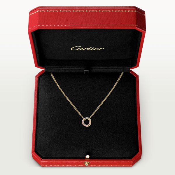 CRB7224816 - トリニティ ネックレス - ホワイトゴールド、ピンクゴールド、イエローゴールド - Cartier