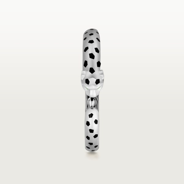 パンテール ドゥ カルティエ ブレスレット、ミディアムモデル ホワイトゴールド、ツァボライトガーネット、オニキス