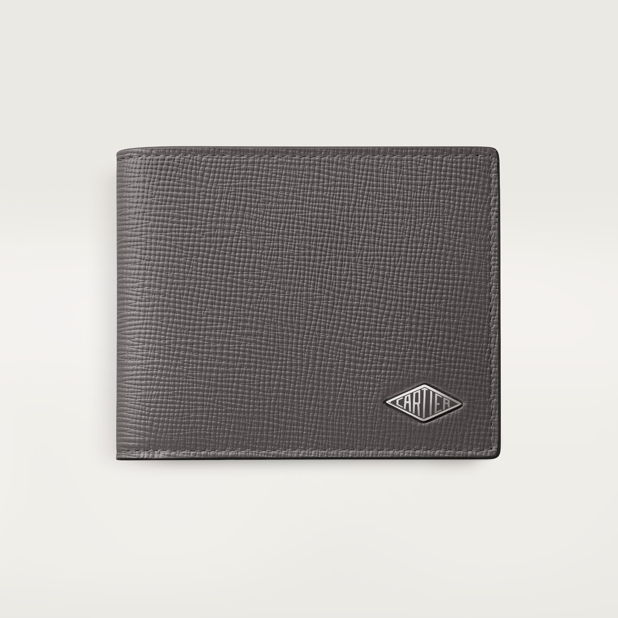 カルティエ ロザンジュ 二つ折りウォレット
グレー グレインド カーフスキン、グレーエナメル、パラジウムフィニッシュ