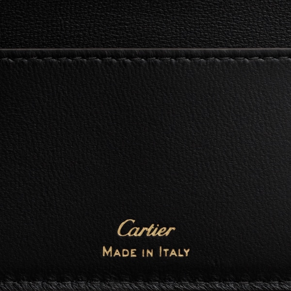 CRL3002223 - パンテール ドゥ カルティエ キーケース - ブラック カーフスキン、ゴールド フィニッシュ - Cartier