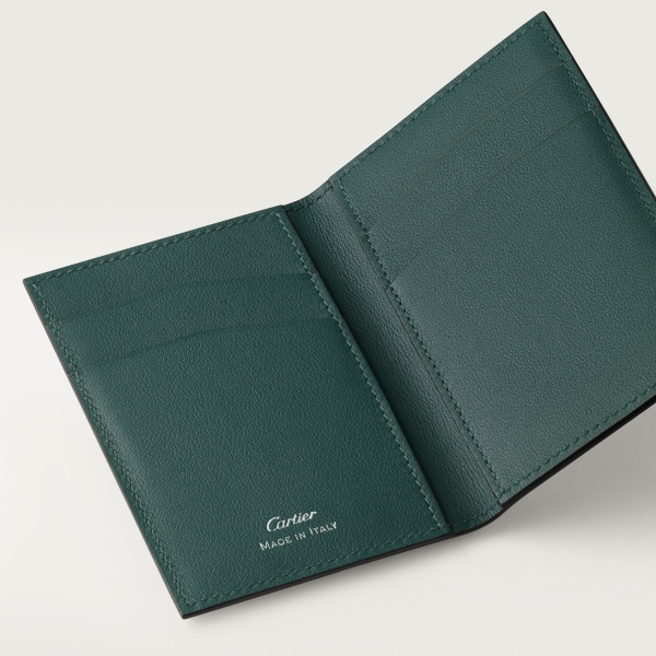 カード ホルダー ロザンジュ シャドウ  パイングリーン＆グリーン カーフスキン