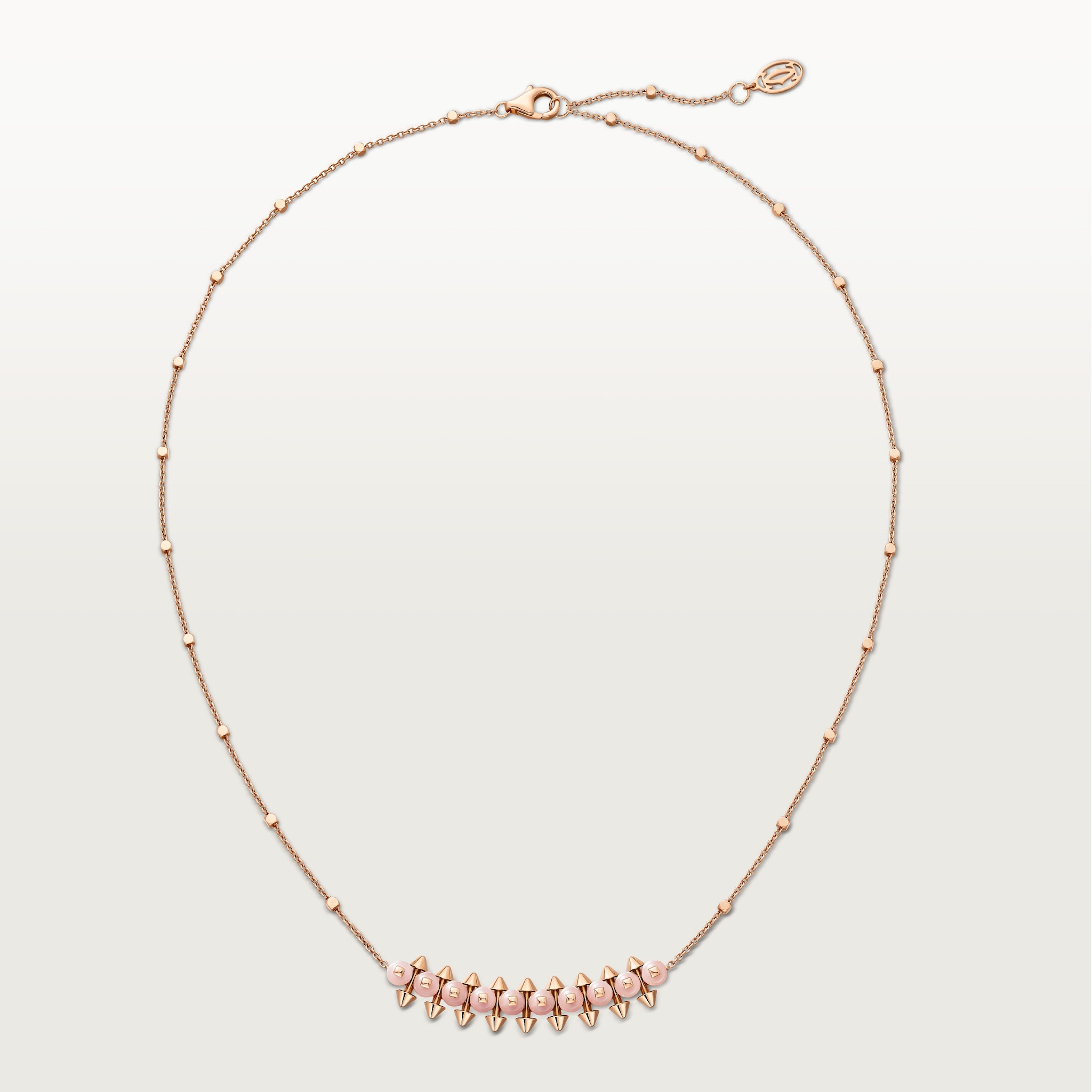 クラッシュ ドゥ カルティエ ペンダント、ピンクカルセドニーピンクゴールド、ピンクカルセドニー