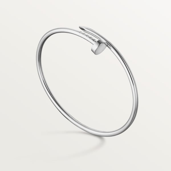 ジュスト アン クル ブレスレット、スモールモデル ホワイトゴールド