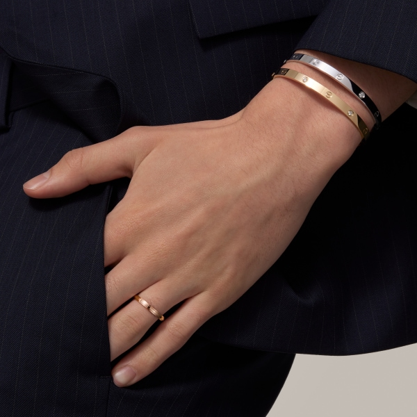 カルティエ ダムール ウェディングリング、幅2.5mm ピンクゴールド