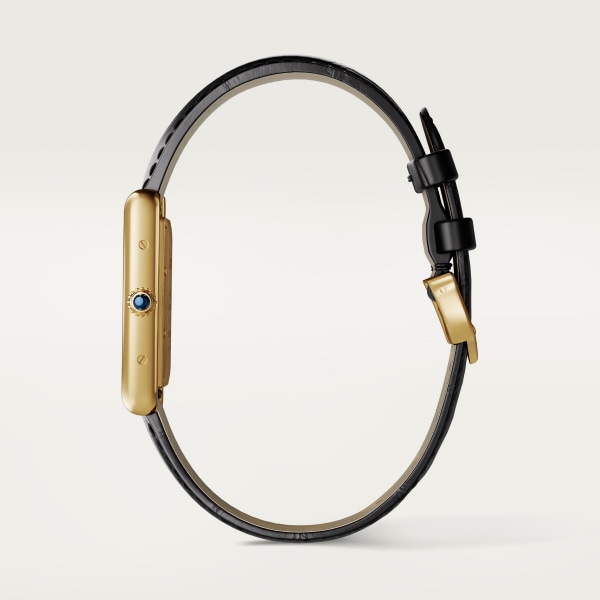 タンク ルイ カルティエ ウォッチ ミディアムモデル、イエローゴールド、手巻きムーブメント