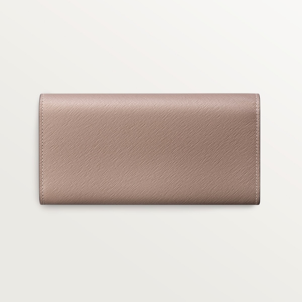 美品】カルティエ Cドゥ 名刺入れ フラップ式 ピンク Cartier  