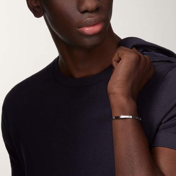 Love ブレスレット、スモールモデル、ダイヤモンド6石 ホワイトゴールド、ダイヤモンド