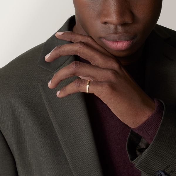 カルティエ ダムール ウェディングリング、幅2.5mm イエローゴールド