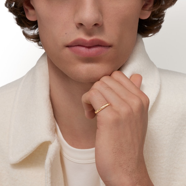 C ドゥ カルティエ ウェディングリング、幅3mm イエローゴールド