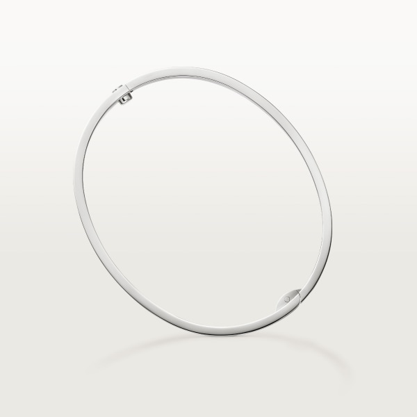 Love ブレスレット、ミディアムモデル、ダイヤモンド4石 ホワイトゴールド、ダイヤモンド