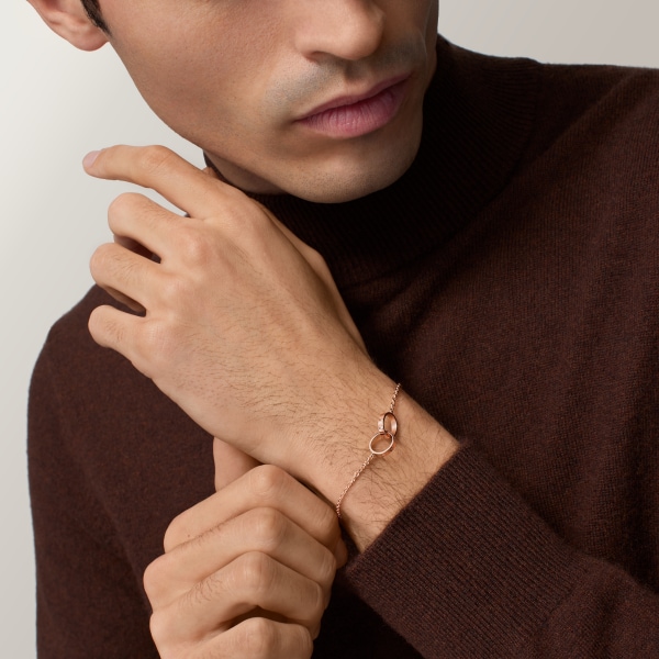 【オンライン限定】LOVE ブレスレット チェーン ピンクゴールド