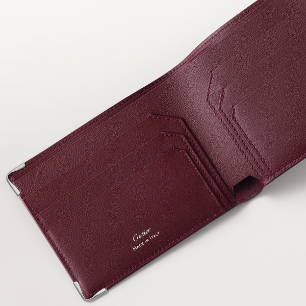 ウォレット マスト  パイングリーン カーフスキン、パラジウムフィニッシュ