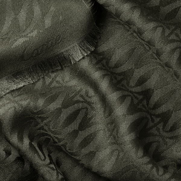 C ドゥ カルティエ ショール グリーンティー ウール＆シルク