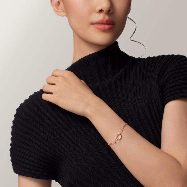 【オンライン限定】LOVE ブレスレット チェーン ピンクゴールド
