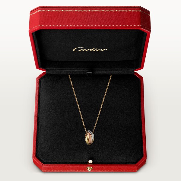 CRB7224955 - トリニティ クッション ネックレス - ホワイトゴールド、イエローゴールド、ピンクゴールド - Cartier