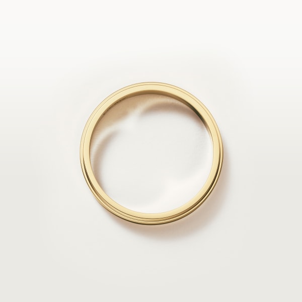 カルティエ ダムール ウェディングリング、幅3.5mm イエローゴールド