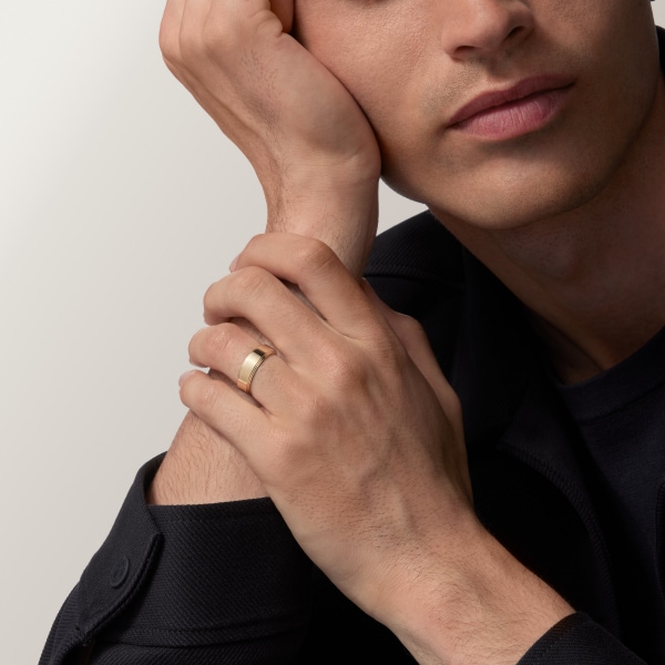 カルティエ ダムール ウェディングリング、幅6mm イエローゴールド