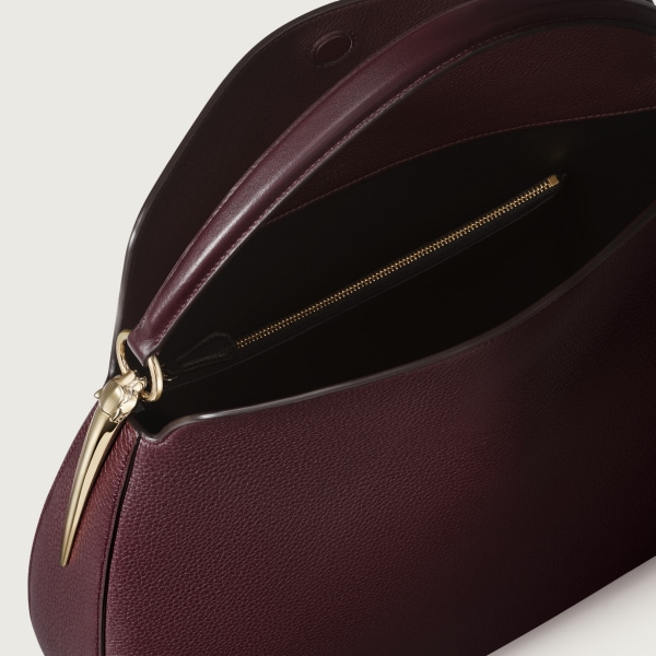 ミディアム ホーボーバッグ 
パンテール ドゥーブル  グレープ グレインド カーフスキン