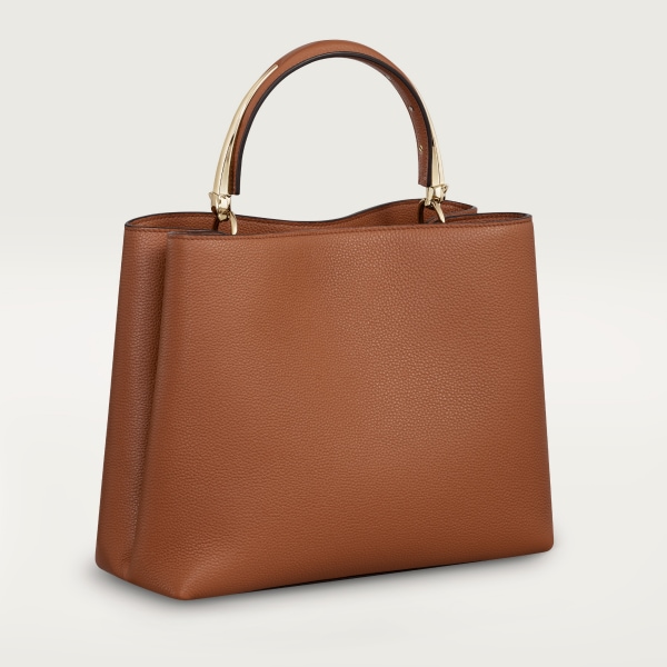 ミディアム バッグ 
パンテール ドゥーブル  キャラメル グレイン カーフスキン