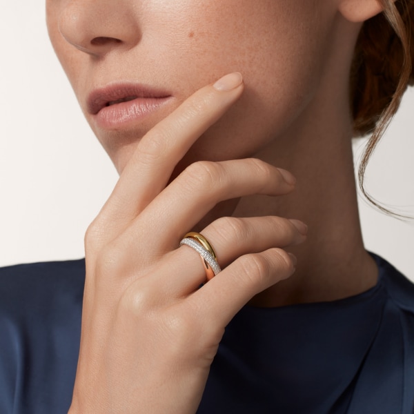 カルティエ Cartier トリニティリング指輪MM クラシック 