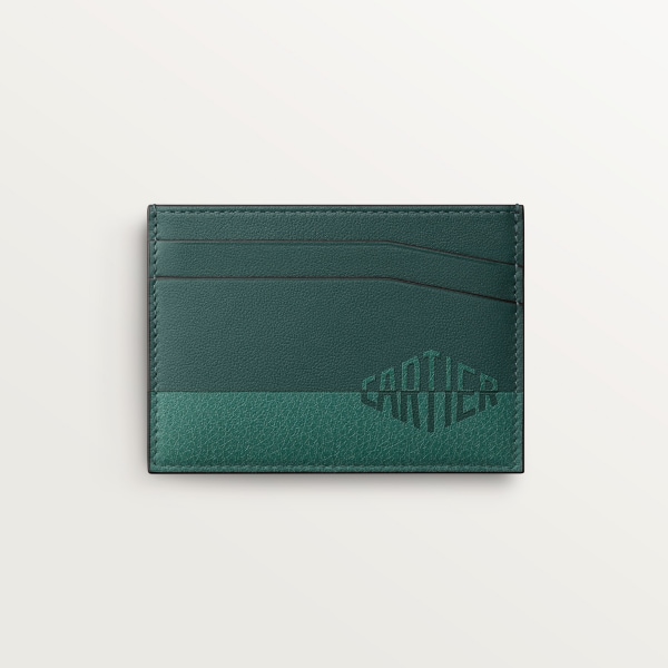 カード ホルダー ロザンジュ シャドウ  パイングリーン＆グリーン カーフスキン