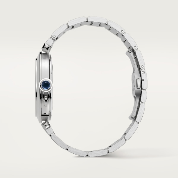 パシャ ドゥ カルティエ ウォッチ 41mm、自動巻きムーブメント、スティール、レザー＆スティール製インターチェンジャブルストラップ