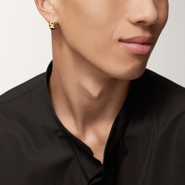 パンテール ドゥ カルティエ イヤリング イエローゴールド、ラッカー 