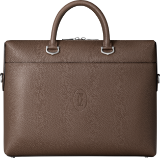 カルティエCartier マストライン カーフブリーフケース ライトブラウン