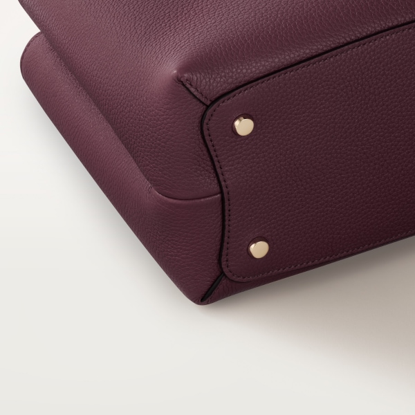 スモール バッグ 
パンテール ドゥーブル  プラム グレイン カーフスキン