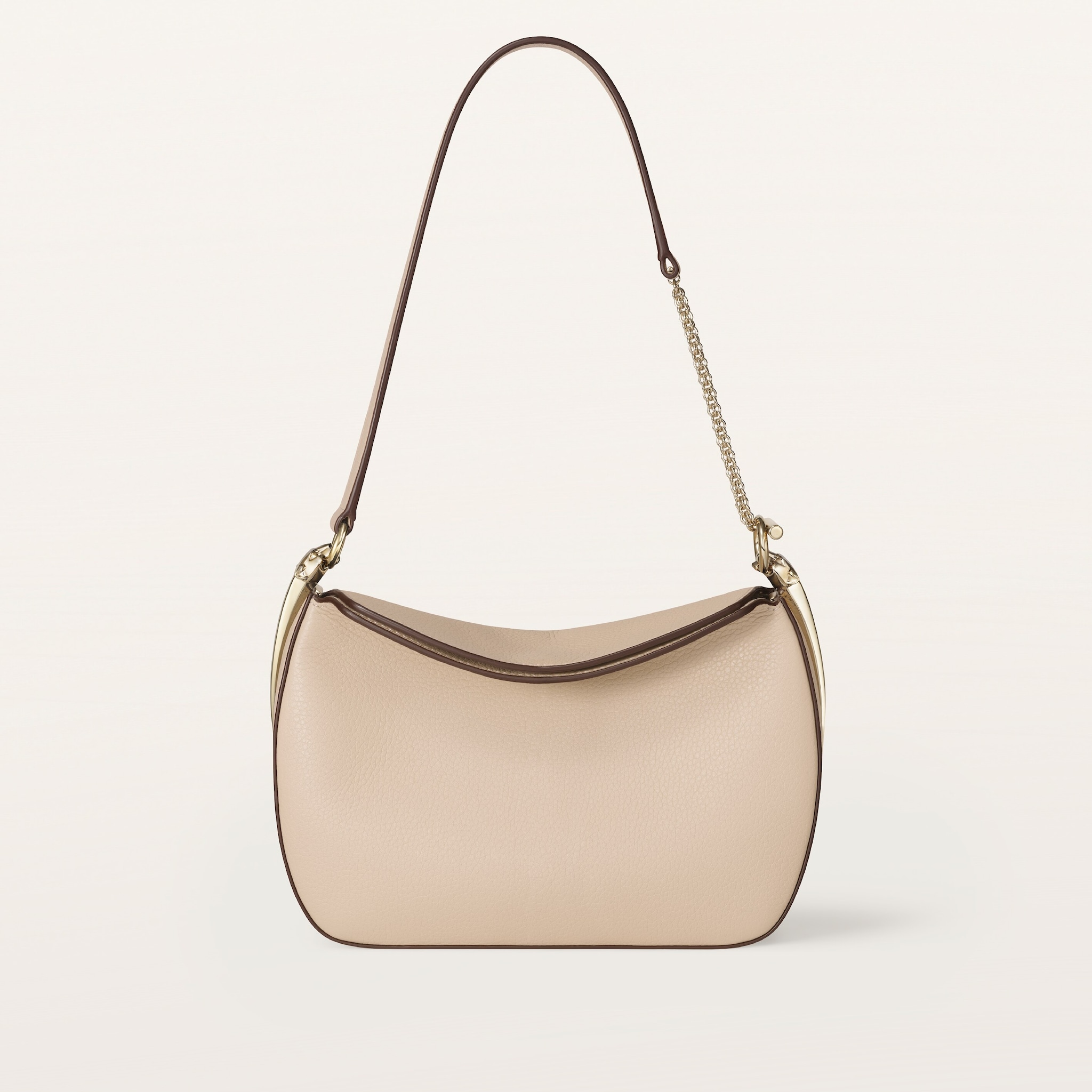 ミニ ホーボーバッグ パンテール ドゥーブル コードベージュ グレインド カーフスキン