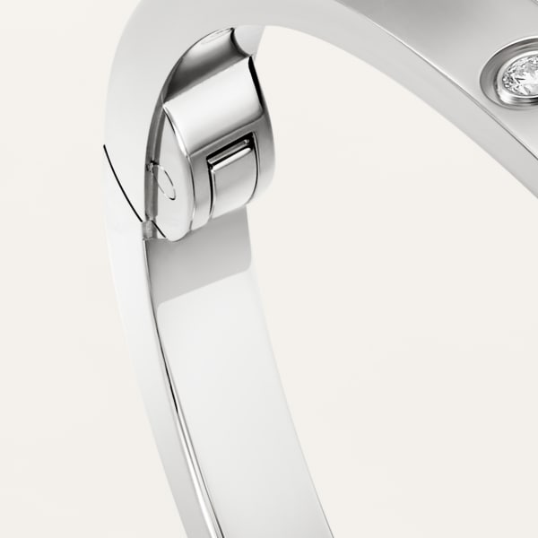 Love ブレスレット、スモールモデル、ダイヤモンド10石 ホワイトゴールド、ダイヤモンド