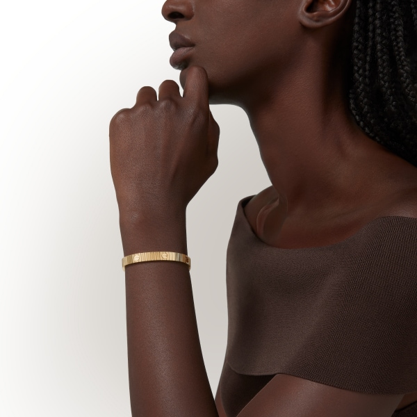 Love Unlimited ブレスレット、フレキシブル イエローゴールド