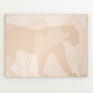 パンテール ドゥ カルティエ ブランケット  ウール、カシミヤ