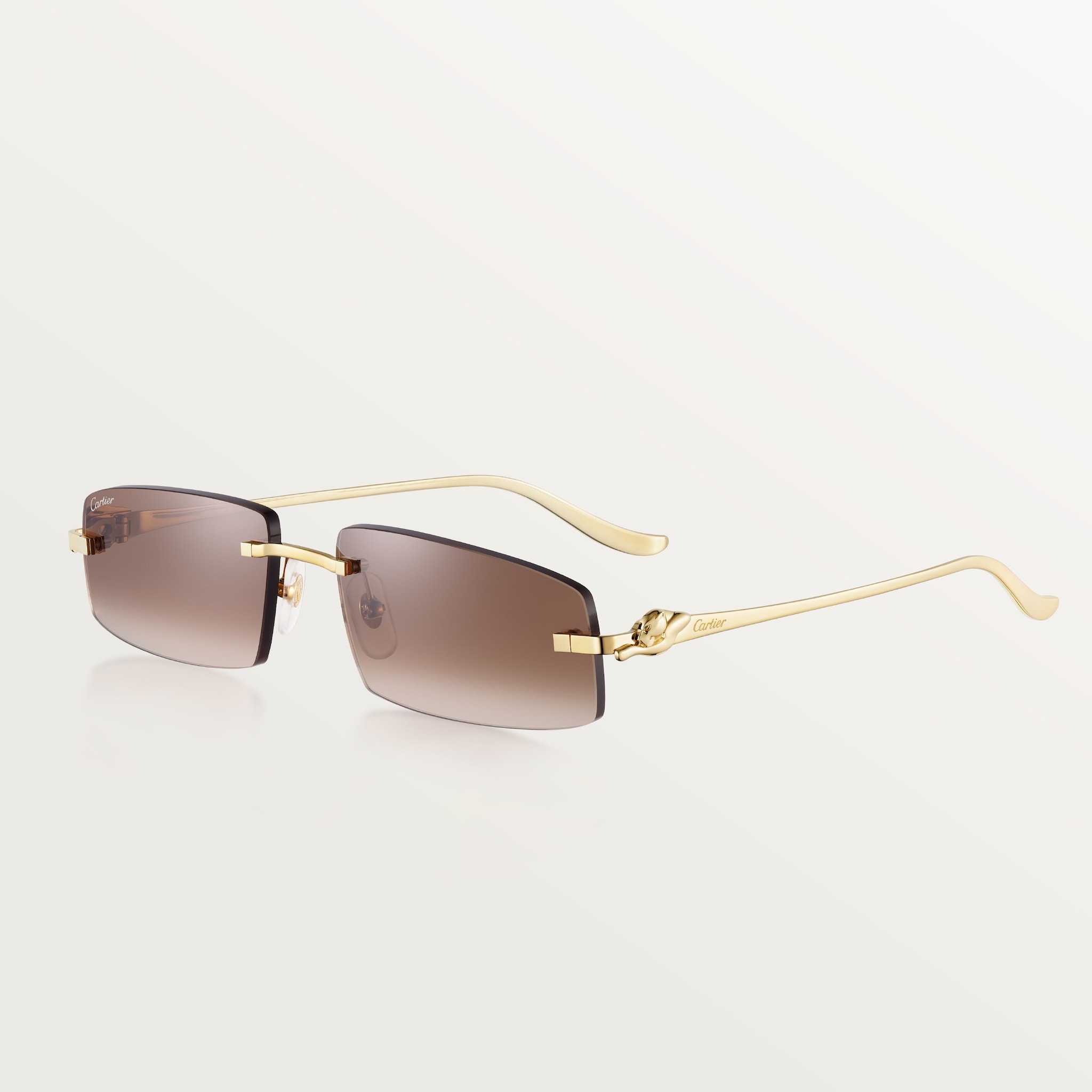 Cartier - 正規 限定 カルティエ パンサーメタルサングラス